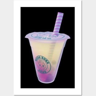 Bubble Boba Tea - Lemon Raspberry Posters and Art